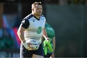 14 October 2015; Ireland's Cian Healy during squad training. Ireland Rugby Squad Training, Sophie Gardens, Cardiff, Wales. Picture credit: Brendan Moran / SPORTSFILE