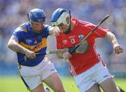 31 May 2009; Kieran Murphy, Cork, in action against Conor O'Brien, Tipperary. Munster GAA Hurling Senior Championship Quarter-Final, Tipperary v Cork, Semple Stadium, Thurles, Co. Tipperary. Picture credit: Brendan Moran / SPORTSFILE