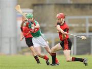 6 June 2009; Michael Ennis, Down, in action against David Dowling, Mayo. Christy Ring Cup Semi-Final, Down v Mayo, Pairc Esler, Newry, Co. Down. Photo by Sportsfile