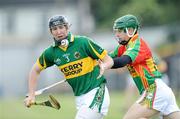 6 June 2009; Aidan Healy, Kerry, in action against Colin Hughes, Carlow. Christy Ring Cup Semi-Final, Carlow v Kerry, Dr. Cullen Park, Carlow. Picture credit: Matt Browne / SPORTSFILE