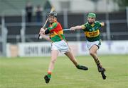 6 June 2009; Edward Coady, Carlow, in action against Billy Brick, Kerry. Christy Ring Cup Semi-Final, Carlow v Kerry, Dr. Cullen Park, Carlow. Picture credit: Matt Browne / SPORTSFILE