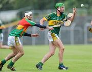 6 June 2009; Eoin Sheehy, Kerry, in action against Craig Doyle, Carlow. Christy Ring Cup Semi-Final, Carlow v Kerry, Dr. Cullen Park, Carlow. Picture credit: Matt Browne / SPORTSFILE