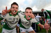 17 October 2015; St James Mark Molloy, left, and Brian Molloy celebrate after the game. Wexford County Senior Football Championship Final, St Martin's v St James. Wexford Park, Wexford. Picture credit: Piaras Ó Mídheach / SPORTSFILE