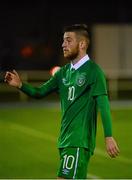 9 October 2015; Jack Byrne, Republic of Ireland. UEFA Euro 2017 U21 Championship Qualifier, Group 2, Republic of Ireland v Lithuania. RSC, Waterford. Picture credit: Piaras Ó Mídheach / SPORTSFILE
