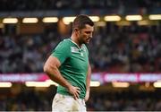 18 October 2015; Rob Kearney, Ireland, following his side's defeat. 2015 Rugby World Cup Quarter-Final, Ireland v Argentina. Millennium Stadium, Cardiff, Wales. Picture credit: Stephen McCarthy / SPORTSFILE