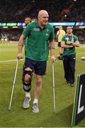 18 October 2015; Ireland's Paul O'Connell before the game. 2015 Rugby World Cup Quarter-Final, Ireland v Argentina. Millennium Stadium, Cardiff, Wales. Picture credit: Stephen McCarthy / SPORTSFILE