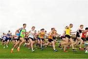 18 October 2015; The start of the Men's open race. Autumn Open Cross Country. Phoenix Park, Dublin. Picture credit: Tomás Greally / SPORTSFILE