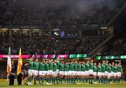 18 October 2015; The Ireland team before the game. 2015 Rugby World Cup Quarter-Final, Ireland v Argentina. Millennium Stadium, Cardiff, Wales. Picture credit: Stephen McCarthy / SPORTSFILE