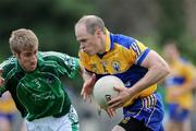 7 June 2009; Michael O'Shea, Clare, in action against Shane Gallagher, Limerick. Munster GAA Football Senior Championship Semi-Final, Clare v Limerick, Cusack Park, Ennis, Co. Clare. Picture credit: Matt Browne / SPORTSFILE