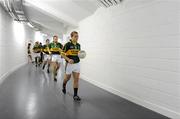 7 June 2009; Kerry captain Darran O'Sullivan leads his side out of the new dressing rooms for the first time before the game. Munster GAA Football Senior Championship Semi-Final, Kerry v Cork, Fitzgerald Stadium, Killarney, Co. Kerry. Picture credit: Brendan Moran / SPORTSFILE