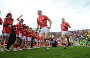7 June 2009; Cork players Alan O'Connor and Anthony Lynch make their way onto the pitch ahead of the game. Munster GAA Football Senior Championship Semi-Final, Kerry v Cork, Fitzgerald Stadium, Killarney, Co. Kerry. Picture credit: Stephen McCarthy / SPORTSFILE