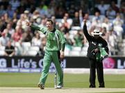 11 June 2009; Alex Cusack, Ireland, appeals successfully for a wicket against New Zealand. Twenty20 World Cup - Super Eights Series, Ireland v New Zealand. Trent Bridge, Nottingham, England. Picture credit: Tim Hales / SPORTSFILE