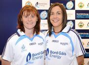 9 June 2009; The Bord Gais Energy Teams of the 2009 Leagues have been announced. Thie new joint initiative from the Ladies Gaelic Football Associaton and Bord Gais Energy recognises the players who excelled during the league campaigns across all the divisions. 45 players from 22 counties were selected and were presented with a specially commissioned kit to mark their achievenents. Pictured are Sligo players who were recognised with awards, from left, Katrina Connolly and Angela Doohan. Croke Park, Dublin. Picture credit: Brendan Moran / SPORTSFILE                                                                                                                                                                   *** Local Caption ***