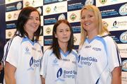 9 June 2009; The Bord Gais Energy Teams of the 2009 Leagues have been announced. Thie new joint initiative from the Ladies Gaelic Football Associaton and Bord Gais Energy recognises the players who excelled during the league campaigns across all the divisions. 45 players from 22 counties were selected and were presented with a specially commissioned kit to mark their achievenents. Pictured are Limerick players who were recognised with awards, from left, Sandra Healy, Dympna O'Brien and Olivia Giltenane. Croke Park, Dublin. Picture credit: Brendan Moran / SPORTSFILE                                                                                                                                                                   *** Local Caption ***