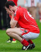 18 October 2015; Mick Foley, Athy, dejected after the game. Kildare County Senior Football Championship Final, Athy v Sarsfields. St Conleth's Park, Newbridge, Co. Kildare. Picture credit: Piaras Ó Mídheach / SPORTSFILE