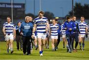 18 October 2015; Castlehaven players including Damien Cahalane, centre, leave the field after the game ended as a draw. Cork County Senior Football Championship Final, Castlehaven v Nemo Rangers. Páirc Ui Rinn, Cork. Picture credit: Diarmuid Greene / SPORTSFILE