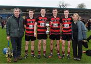 18 October 2015; Tadgh and Val O'Sullivan with their four sons Sean, David, the Ballygunnar captain, Brian and Tim after the cup presentation. Tallow. J.J. Kavanagh & Sons Ltd. Waterford County Senior Hurling Championship Final, Ballygunnar v Tallow. O'Connor Park, Walsh Park, Waterford. Picture credit: Ray McManus / SPORTSFILE