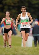 18 October 2015; Annette Kealy, Raheny Shamrock AC, Dublin,  in action during the Women's Open race. Autumn Open Cross Country. Phoenix Park, Dublin. Picture credit: Tomás Greally / SPORTSFILE