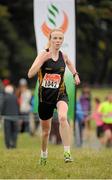 18 October 2015; Fionnuala, Diver, Letterkenny AC, Co.Donegal, in action during the Women's Open race. Autumn Open Cross Country. Phoenix Park, Dublin. Picture credit: Tomás Greally / SPORTSFILE