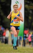 18 October 2015; Rachel Gibson, North Down AC, in action during the Women's Open race. Autumn Open Cross Country. Phoenix Park, Dublin. Picture credit: Tomás Greally / SPORTSFILE