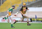 10 June 2009; Colin Fennelly, Kilkenny, in action against Dermot Mooney, Offaly. Bord Gais Energy Leinster U21 Hurling Championship Semi-Final, Kilkenny v Offaly, Nowlan Park, Kilkenny. Picture credit: Brian Lawless / SPORTSFILE