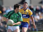 7 June 2009; Padraig Browne, Limerick, in action against Graham Kelly, Clare. Munster GAA Football Senior Championship Semi-Final, Clare v Limerick, Cusack Park, Ennis, Co. Clare. Picture credit: Matt Browne / SPORTSFILE