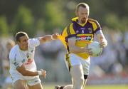 13 June 2009; Brendan Doyle, Wexford, in action against Brian Flanagan, Kildare. GAA Football Leinster Senior Championship Quarter-Final, Wexford v Kildare, Dr. Cullen Park, Carlow. Photo by Sportsfile *** Local Caption ***