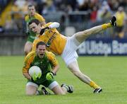 14 June 2009; Brendan Boyle, Donegal, in action against Michael McCann, Antrim. GAA Football Ulster Senior Championship Quarter-Final, Donegal v Antrim, MacCumhaill Park, Ballybofey, Co. Donegal. Picture credit: Oliver McVeigh / SPORTSFILE