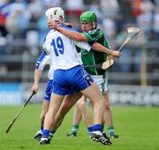 14 June 2009; Niall Moran, Limerick, in action against Richie Foley, Waterford. GAA Hurling Munster Senior Championship Semi-Final, Limerick v Waterford, Semple Stadium, Thurles, Co. Tipperary. Picture credit: Brendan Moran / SPORTSFILE