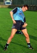 13 May 1998; Barry O'Sullivan during a Dublin GAA Hurling training session in preparation for their Championship match against Kilkenny at Parnell Park in Dublin. Photo by Ray Lohan/Sportsfile