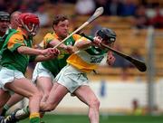 24 May 1998; Billy Dooley of Offaly bursts throuhg the meath defence during the Leinster GAA Football Senior Championship Quarter-Final match between Meath and Offaly at Croke Park in Dublin. Photo by Ray McManus/Sportsfile