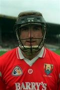 9 April 1995; Brian Corcoran of Cork ahead of the Church & General National Hurling League Quarter Final match between Offaly and Cork at Semple Stadium in Thurles, Tipperary. Photo by Matt Browne/Sportsfile