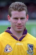 10 May 1998; Ciaran Roche of Wexford prior to the Leinster Senior Football Championship Preliminary Round Replay match between Longford and Wexford at Pearse Park in Longford. Photo by Matt Browne/Sportsfile
