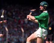 4 August 1996. Damien Quigley of Limerick during the All-Ireland Hurling Semi-Final match between Antrim and Limerick at Croke Park in Dublin. Pihoto by Brendan Moran/Sportsfile