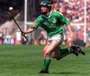 4 August 1996. Damien Quigley of Limerick during the All-Ireland Hurling Semi-Final match between Antrim and Limerick at Croke Park in Dublin. Pihoto by Brendan Moran/Sportsfile