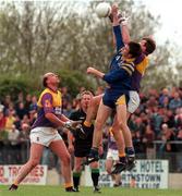10 May 1998; David Hannify of Longford in action against Donal Redmond of Wexford during the Leinster Senior Football Championship Preliminary Round Replay match between Longford and Wexford at Pearse Park in Longford. Photo by Damien Eagers/Sportsfile