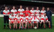 12 April 1998; The Derry team prior to the National Football League Semi-Final match between Derry and Monaghan at Croke Park in Dublin. Photo by Ray McManus/Sportsfile