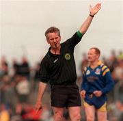 10 May 1998; Referee Eddie Whelan during the Leinster Senior Football Championship Preliminary Round Replay match between Longford and Wexford at Pearse Park in Longford. Photo by Matt Browne/Sportsfile