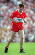 25 June 1995; Enda Gormley of Derry during the Munster Senior Football Championship Semi-Final match between Cork and Clare at Gaelic Grounds, Limerick. Photo by David Maher/Sportsfile