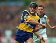 19 July 1998; Fergal Hegarty of Clare during the Munster GAA Hurling Senior Championship Final Replay match between Clare and Waterford at Semple Stadium in Thurles, Tipperary. Photo by Ray McManus/Sportsfile