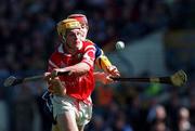 3 May 1998; Joe Deane of Cork in action against Brian Lohan of Clare during the National Hurling League Semi-Final match between Cork and Clare at Semple Stadium in Thurles, Tipperary. Photo by Ray McManus/Sportsfile