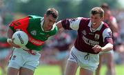 25 May 1998; John Casey of Mayo in action against Gary Fahey of Galway during the Connacht GAA Football Senior Championship Quarter-Final match between Galway and Mayo at Tuam Stadium in Tuam, Galway. Photo by Ray McManus/Sportsfile