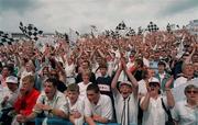 2 August 1998; Kildare supporters during the Leinster GAA Football Senior Championship Final match between Kildare and Meath at Croke Park in Dublin. Photo by Ray McManus/Sportsfile