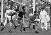 19 September 1982; Martin Furlong of Offaly in action against Eoin &quot;Bomber&quot; Liston, centre, and and Pat Spillane of Kerry during the GAA Football All-Ireland Senior Championship Final match between Offaly and Kerry  at Croke Park in Dublin. Photo by Ray McManus/Sportsfile