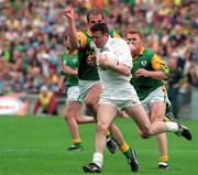 2 August 1998; Niall Buckley of Kildare in action against John McDermott of Meath during the Leinster GAA Football Senior Championship Final match between Kildare and Meath at Croke Park in Dublin. Photo by David Maher/Sportsfile