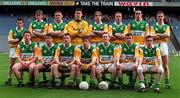 26 April 1998; The Offaly team portrait ahead of the All-Ireland Vocational Schools Intercounty Football Final between Tyrone and offally prior to the Church & General National Football League Final match between Offaly and Derry at Croke Park in Dublin. Photo by Ray McManus/Sportsfile