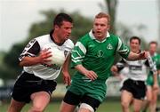 31 May 1998; Paul Taylor of Sligo in action against Barry McShane of London during the Connacht GAA Football Senior Championship Quarter-Final match between London and Sligo at Emerald GAA Grounds, Ruislip. Photo by Damien Eagers/Sportsfile