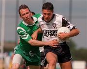 31 May 1998; Sean Davey of Sligo in action against Tony Murphy of London during the Connacht GAA Football Senior Championship Quarter-Final match between London and Sligo at Emerald GAA Grounds, Ruislip. Photo by Damien Eagers/Sportsfile