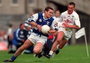 19 July 1998; Stephen Kelly of Laois in action against Seamus Downling of Kildare during the Bank of Ireland Leinster Senior Football Championship Semi-Final match between Kildare and Laois at Croke Park, Dublin. Photo by Brendan Moran/Sportsfile