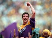 1 September 1996; Adrian Fenlon of Wexford celebrates his side's victory after the GAA All-Ireland Senior Hurling Championship Final match between Wexford and Limerick at Croke Park in Dublin. Photo by Ray McManus/Sportsfile